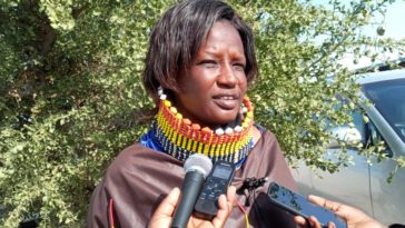 Elizabeth Lokolio, KNCCI director, Turkana County Chapter and Chairperson of WIB