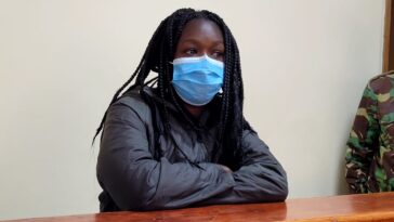 Olivia Naserian who is accused of murdering her daughter Glory Njeri. PHOTO COURTESY