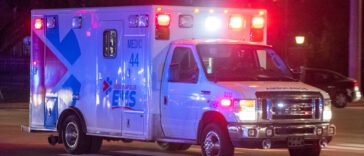 Patient steals ambulance he rode in to New York City hospital; police ends his joy ride. PHOTO COURTESY
