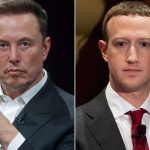 Elon Musk and Mark Zuckerberg. PHOTO: COURTESY