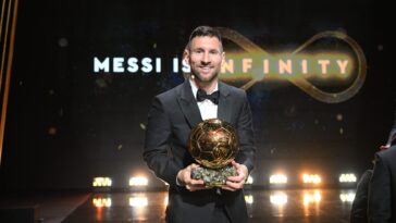 Lionel Messi wins his eighth Ballon d'Or award. PHOTO COURTESY