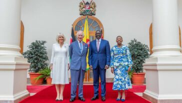 President William Ruto Welcomes King Charles III and Queen Camilla to State House. PHOTO COURTESY
