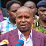 Interior CS Kithure Kindiki addressed the audience in Meru North, on November 6, 2023, PHOTO COURTESY KITHURE KINDIKI