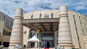 China hands over Zimbabwe's new parliament building. PHOTO COURTESY