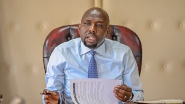 The Cabinet Secretary for Transport and Roads, Kipchumba Murkomen. PHOTO COURTESY