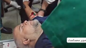 Al Jazeera journalist Wael Dahdouh wounded in Khan Younis [Screengrab/Al Jazeera]
