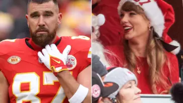 Taylor Swift and Travis Kelce Leave Christmas Day Game Hand in Hand. PHOTO COURTESY