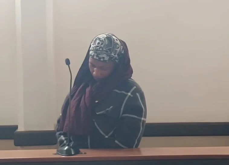 Hannah Wambui Maura who also goes by the name Anna Wambui Mwaura appeared in court