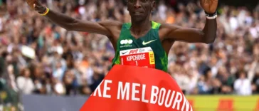 Eliud Kipchoge, 41, Smashes Melbourne Marathon Course Record. PHOTO COURTESY